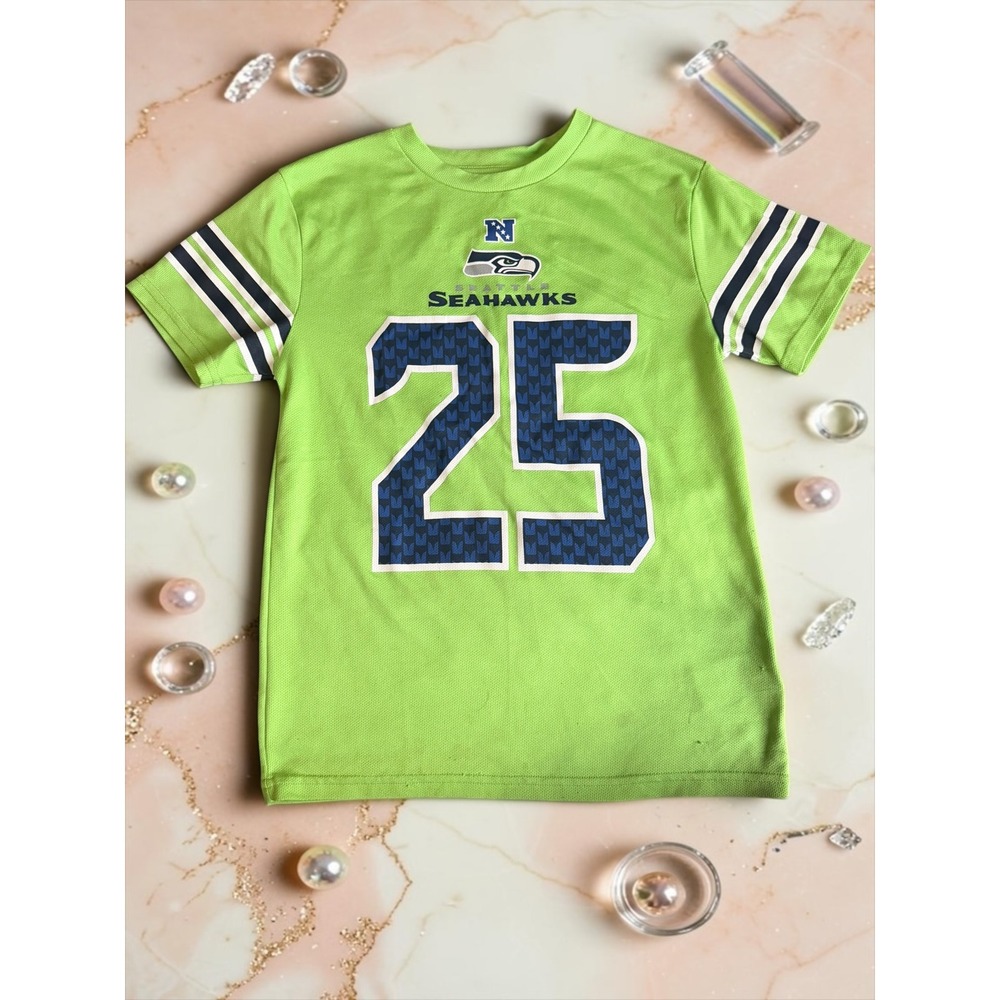 NFL Seattle Seahawks - Richard Sherman Kids Jersey T-Shirt - Size M 10/12